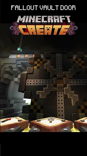 Fallout vault door #createmod #minecraft #minecraftcreatemod #create