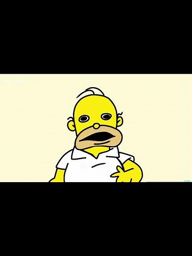 Homer drops his donut