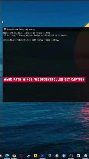 How to see the VIDEO CARD NAME via CMD #dicasodorizzi