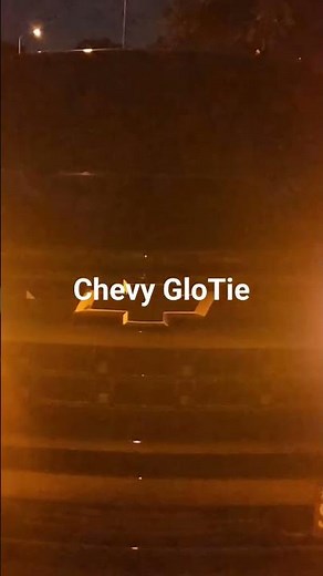 Replaced the black Chevy bow tie with the LED lit Glotie
