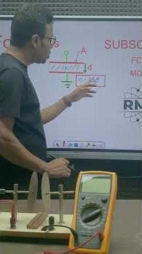 Parallel plate capacitor #experiment #education #explorephysics