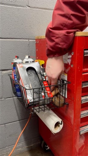 Gator Magnetics Magnetic Basket for Tool Box Storage & Paper Towels