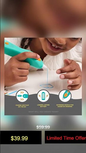 3Doodler Start+ Essentials 3D Pen Set for Kids, Easy to Use, Learn from Home Art Activity Set,