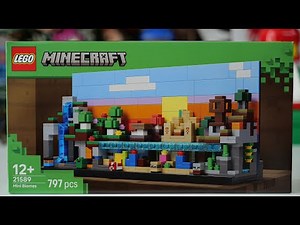 LEGO Minecraft 21589 Mini Biomes - LEGO Speed Build Review