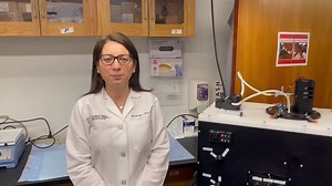 Lilit Garibyan, MD, PhD, recipient of the 2022 Dr. Horace Furumoto Innovations Professional Development Young Investigator Award, demonstrates the injectable ice slurry technology. #aslms #award #iceslurry | American Society for Laser Medicine & Surgery, Inc. | Facebook