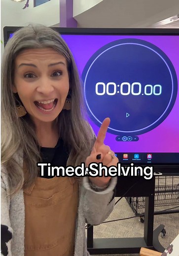 Timed Shelving Challenge for School Librarians