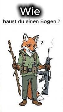 Wie baust du einen Bogen wenn die Welt untergeht ? #Survival #Bogen #Prepper #Apokalypse #Überleben