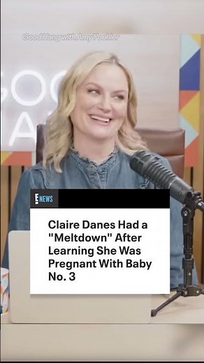 Claire Danes is reflecting on her surprise third pregnancy at 44-years-old.