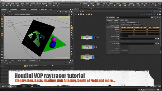 Houdini VOP raytracer tutorial