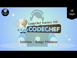 Range Minimize || CodeChef Starters 152 || CodeChef Solution