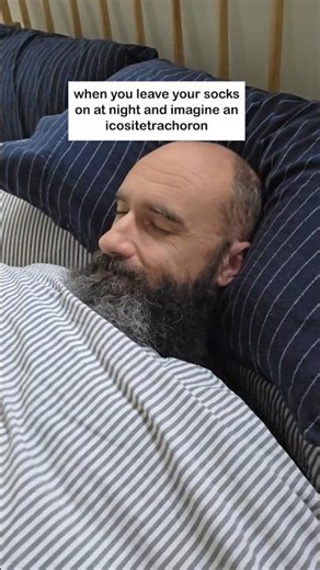 When You Sleep In Socks And Imagine An Icositetrachoron