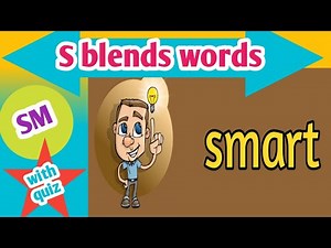 SM Consonant blend sound | Phonics for kids | Learn to Read