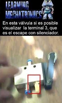 Válvula neumática 3/2 Normalmente Cerrada de Accionamiento por Rodillo