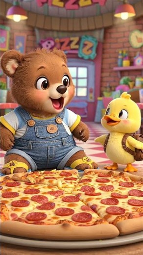 14 Alien Tries Pizza for the First Time! 👽🍕#duck#vendingmachine#kidsanimation#funnyanimation