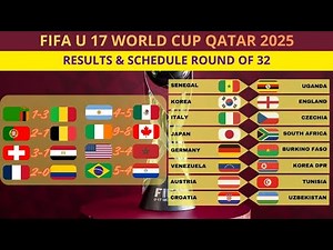 FIFA U-17 World Cup 2025 – Round of 32 Results & Matchday Preview | Top Scorers & Top Assists
