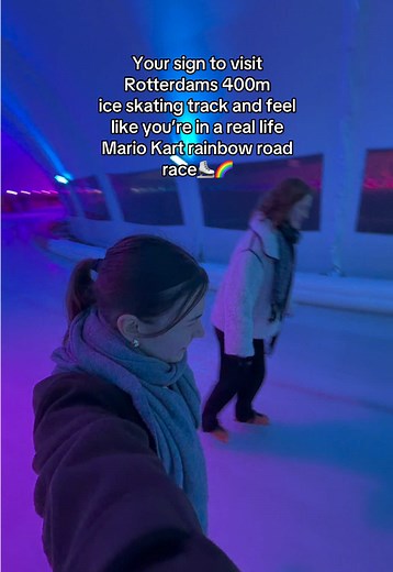 Experience Real-Life Mario Kart Ice Skating in Rotterdam