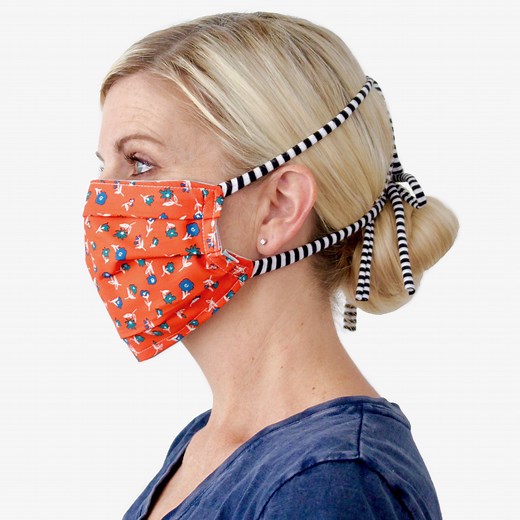 Fabric Face Mask with TIES - MADE EVERYDAY