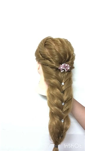 #hairstyle #easy and beautiful front and mermaid braid💖Tutorial? Comment below! 👇