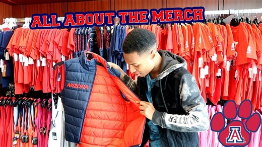 University of Arizona merch shopping day vlog fun