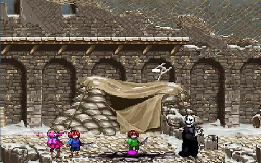 【MUGEN】Frisk & Betty & Chara VS Gaster