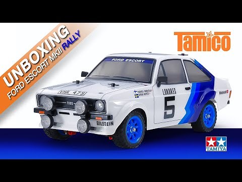 Tamico Unboxing Tamiya 58687 Ford Escort MkII Rally MF-01X