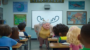 The fun I would've had with a whiteboard like that.... 🎬 Leo | Netflix