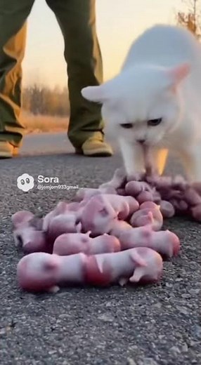 Rare Moment: Cat Gives Birth by Vomiting at San Diego Home – Viral Video