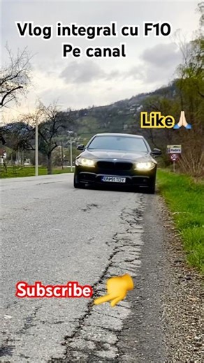 Vlog integral cu bmw f10 in descriere sau pe canal