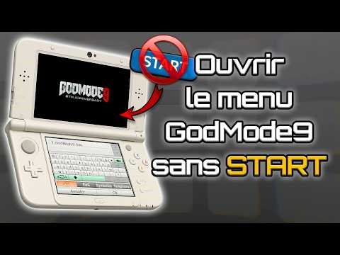Is your START button broken? You can still access the GodMode9 menu.