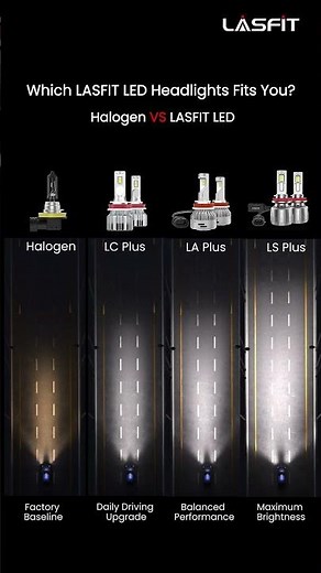 Which LASFIT LED Headlights Should You Choose? | Halogen vs LC Plus vs LA Plus vs LS Plus