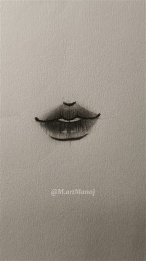 How to draw lip tutorial ‪@M.artManoj‬ #drawing #art #shorts #lips