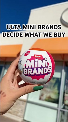 ULTA MINI BRANDS DECIDE WHAT WE BUY SHOPPING CHALLENGE 🛒😍 #shors