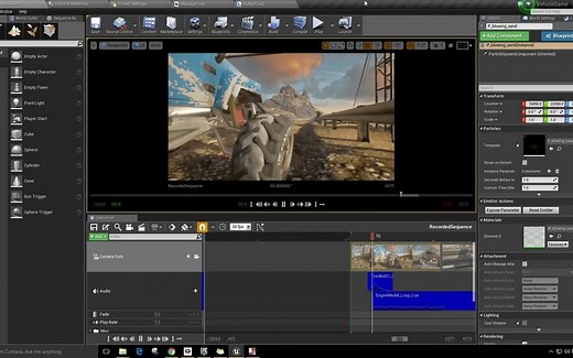 UE4 - Cinematic Sequencer Basics教程