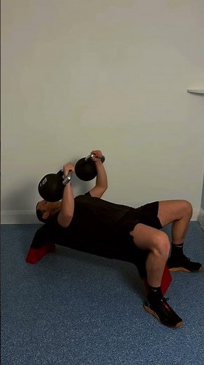 Kettlebell Flat Bench Press | Build Chest Strength & Shoulder Stability