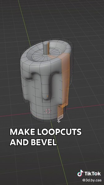 Let’s model a candle! 🕯 #blender #lowpoly #satisfying #3d #3dart