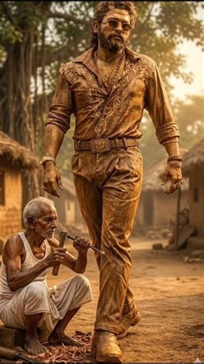 pushpa raj statue...2