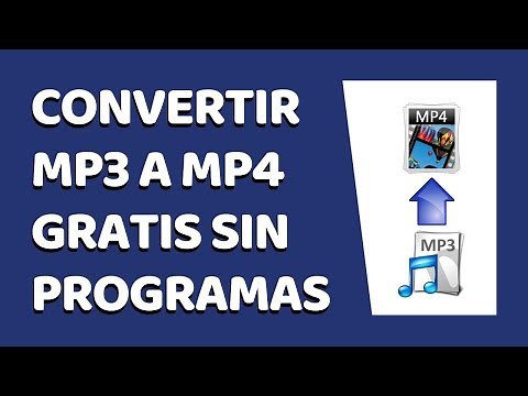 Cómo Convertir MP3 a MP4 ✅ Sin Programas