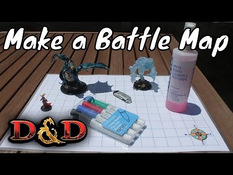 How to make a Blank Battle Map (D&D 5e)