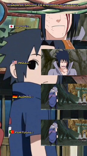 Sasuke's Laughter Compilation in Different Languages
