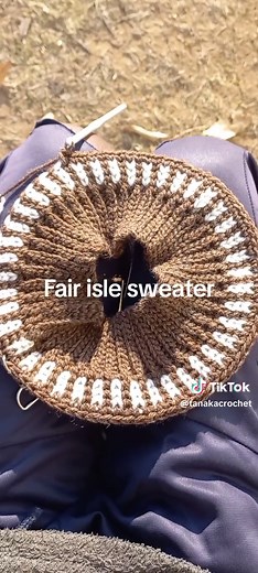 Fair Isle Sweater Pattern: Top-Down Crochet for Colorful Sweaters