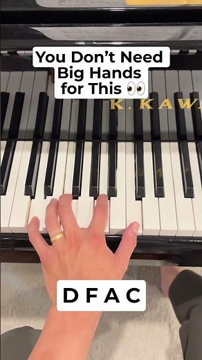 You don't need big hands for this...