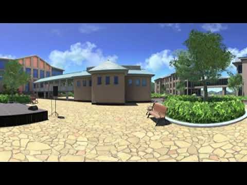 【学マス】「360度」初星学園ツアー動画（本校舎 中庭）【アイドルマスター】