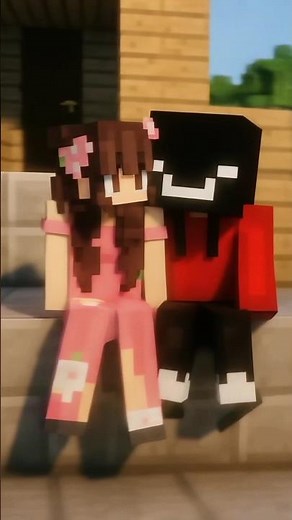 💞 “Minecraft Love Story 😍 | Boy Meets Girl in Minecraft World 💕 | Funny Animation Short #shorts