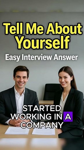 Tell Me About Yourself | Perfect Answer for Job Interview