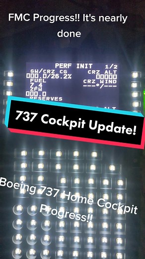 The FMC (Flight Management Computer) is finally coming together! Just waiting on the button caps! #ga #british #NatWestWhatYouWaitingFor #msfs #flightsimulator #homecockpit #cockpit #737 #flying #aviationlife #aeroplane #aviation #aircraft #boeing737 #pilottok #flightsim2020 #flightsim #fyp