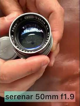 Canon L mount SERENAR 50mm F1.9 Leica ライカ セレナー 沈胴式