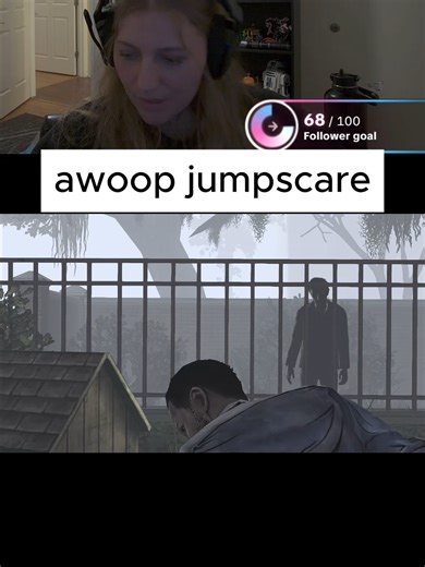 awoop jumpscare #fyp #thewalkingdeadgame #gaming #horror | awoop jumpscare
