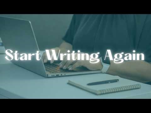 You can start writing again after a long break Christian Writers