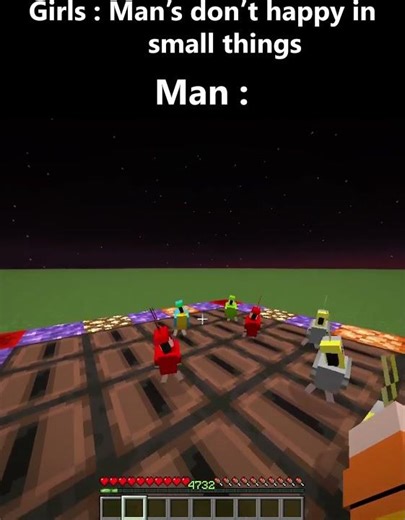 Man's are simple 😉 #minecraft #trending #gaming