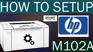 How To Setup Hp Laserjet Printer Pro M102a